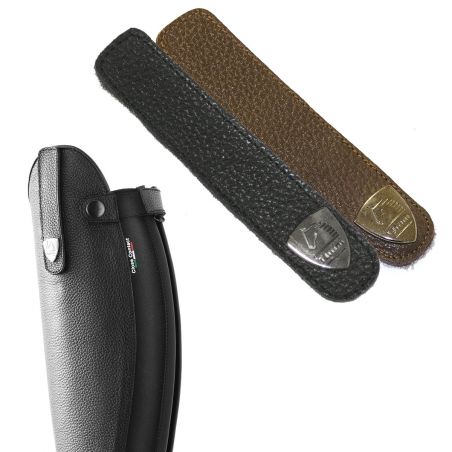 Genarbte Lederarmbänder für Tattini-Stiefel