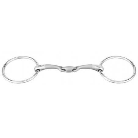 Gebiss 2 Ringe Sprenger Satinox doppelt gebrochen