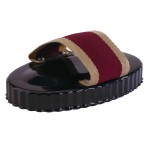 Metallischer ovaler Striegel