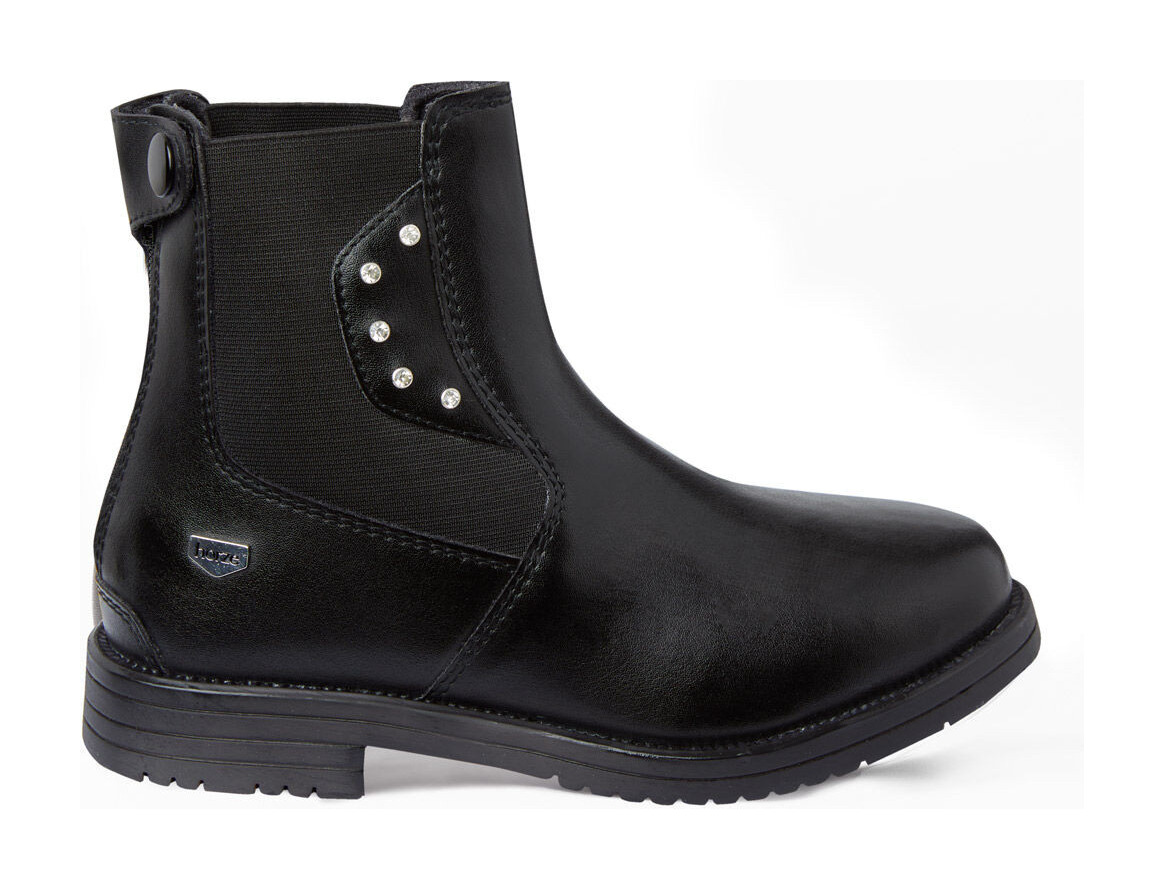 Horze Portland Strass Stiefeletten Kinder Schwarz
