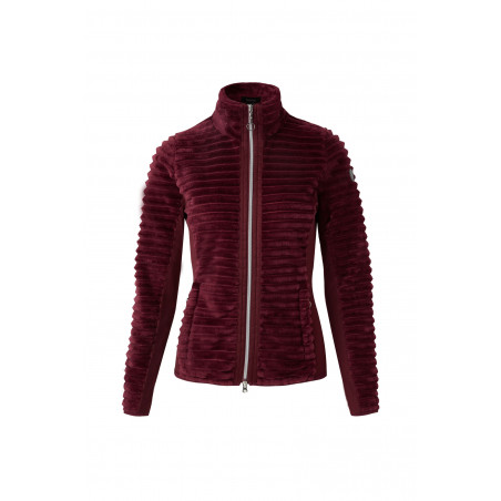 Gestreifte Fleece-Reitjacke Horze Della Damen