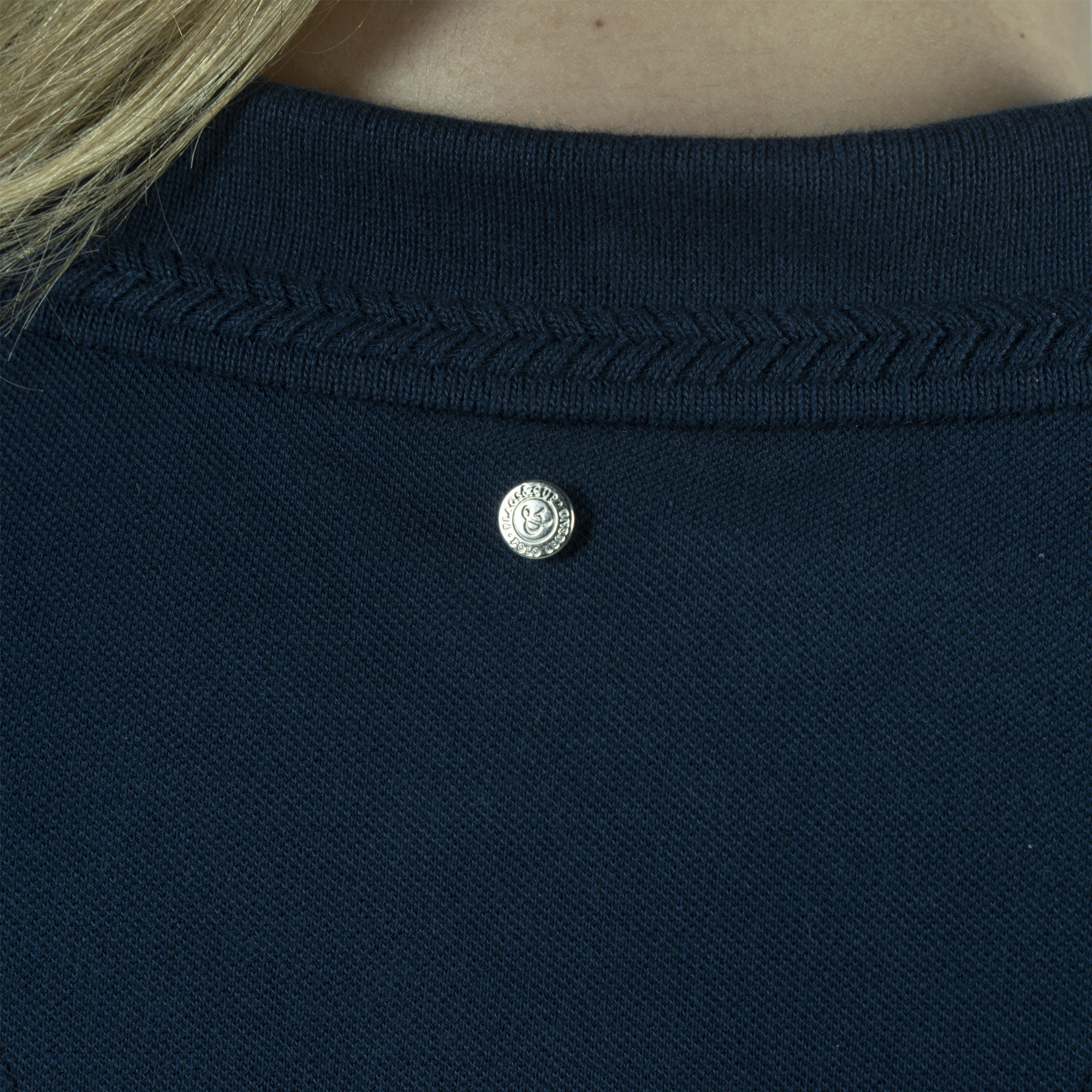 Polo enfant Kalamata Flags & Cup Bleu marine