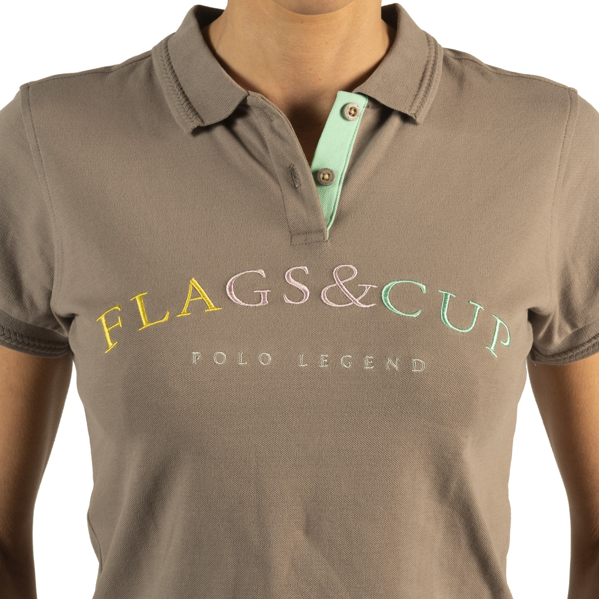 Polo enfant Kalamata Flags & Cup Bleu marine