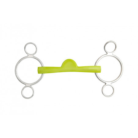 Verstellbares Gebiss Metalab Flexi Soft 3-Ring-Halbmond