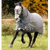 Horseware Rhino Hexstop Plus Vari-Layer Turnout-Decke 250g - Grau / Indigo