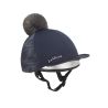 LeMieux Mini Reflective Hat Silk - Marineblau