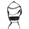 Trensenzaum Cuddle Pony HKM - Schwarz