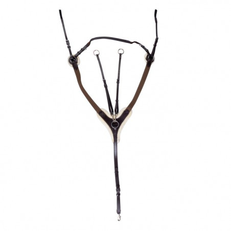 Brustblatt Cambridge synthetisches Lammfell HKM