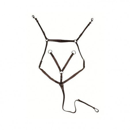 Brustblatt versilberte Beschläge HKM