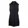 Lange ärmellose Steppweste Misty HKM - Schwarz