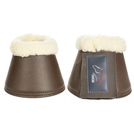 HKM Comfort Hufglocken aus gepolsterter Lederimitat