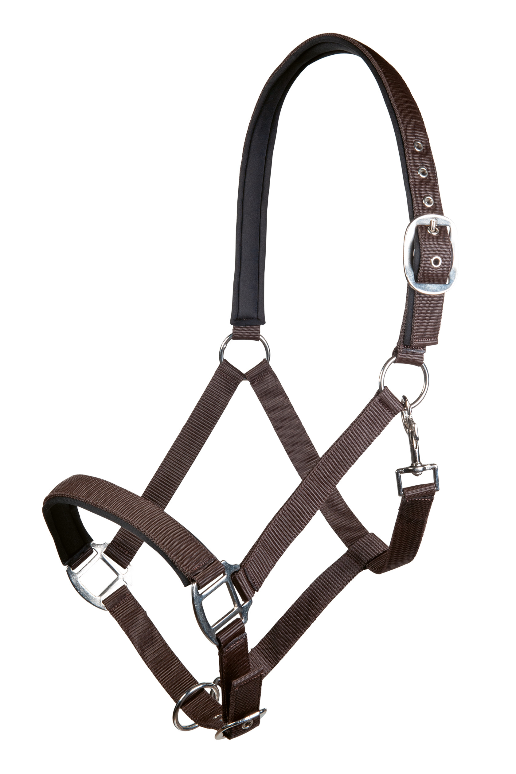 Halfter Charming weiches Futter HKM Braun