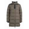 Lange 2-in-1-Daunenjacke Dakota HKM - Khaki
