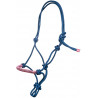Ethologisches Halfter Strass HKM - Azur / Rosa