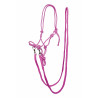 Ethologisches Halfter mit Zügeln/Stricken HKM - Pink