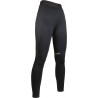 Leggings Sport mit Besatz aus Stoff HKM - Schwarz