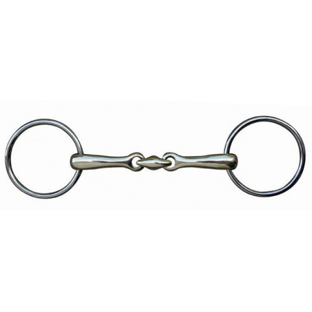 Doppelt gebrochenes Gebiss 20 mm aus Edelstahl HKM