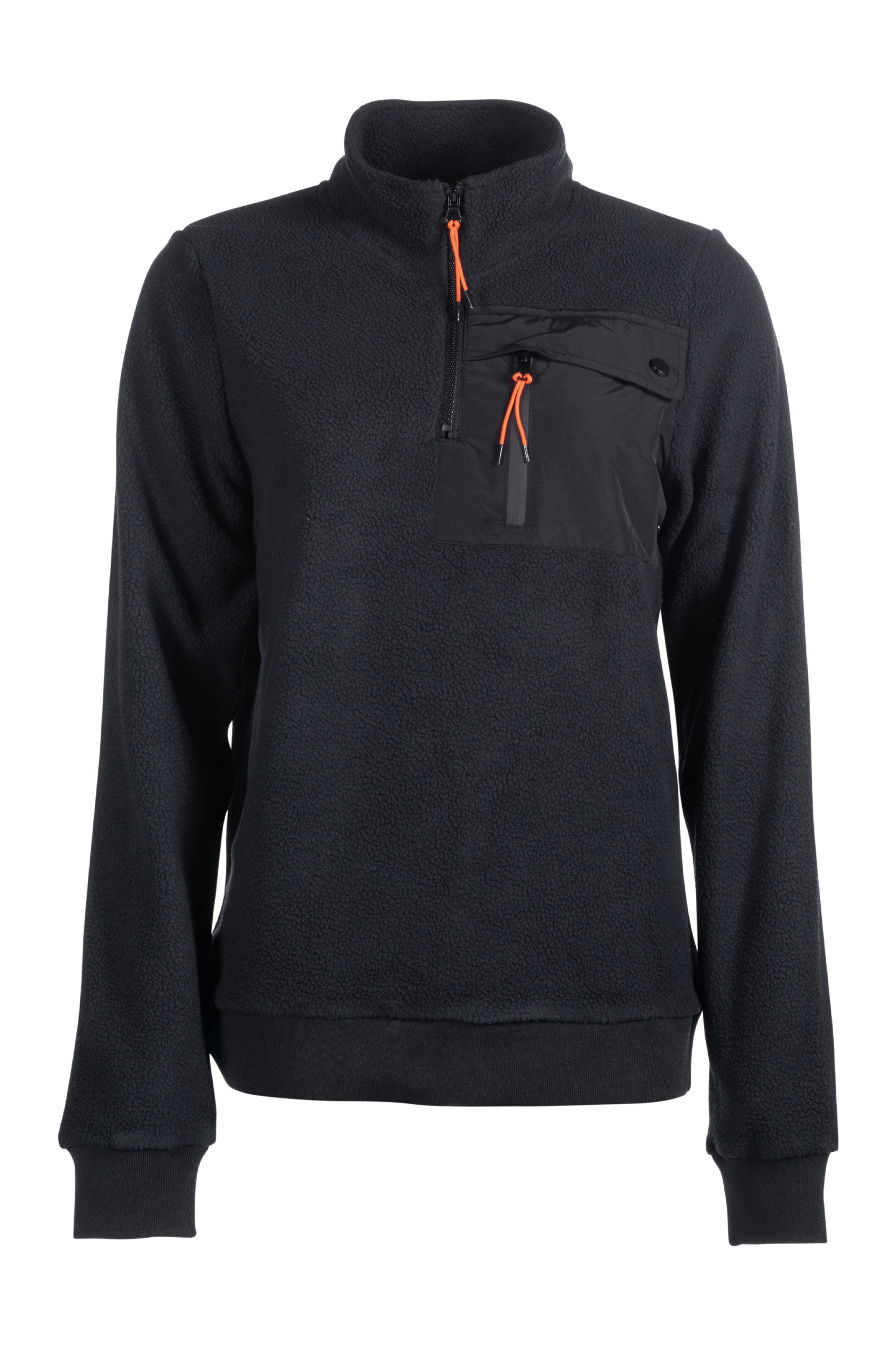 Pullover Teddyfleece Unisex HKM Schwarz