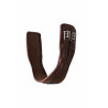 Vorgeformter Neoprendressurgurt Samara mit Elastik von Horze - Kastanienbraun Demitasse