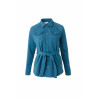 Damen-Hemdenjacke Alyssa Horze - Blau Legion