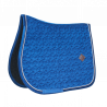 Satteldecke Basic Velvet Jumping Kentucky - Marineblau