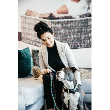 Handgefertigte Perlen-Hundeleine Kentucky