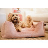 Hundebett Velvet Kentucky - Altrosa