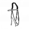 Hackamore-Kopfstück New English Collection by Dy'on - Schwarz