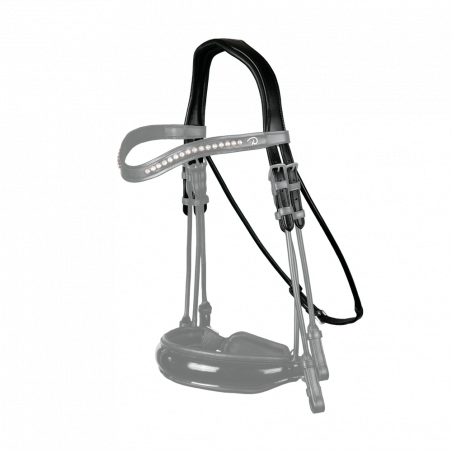 Trensenzaum-Kopfstück Typ Dressur Dy'on