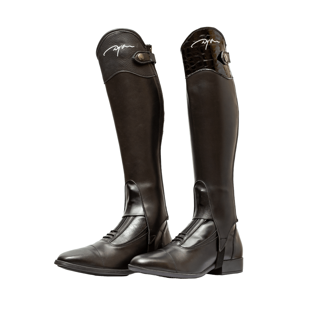 Mini-Chaps Exel Dy'on Schwarz Kroko