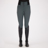Reitleggings Euro-Star Athletic leanline FullGrip - Dunkler Biber