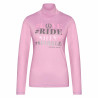 Rollkragenpullover Imperial Riding Hashtag - Rosa Blüte