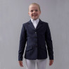 Klassische Kingsland Turnierjacke Junior Mädchen - Marine