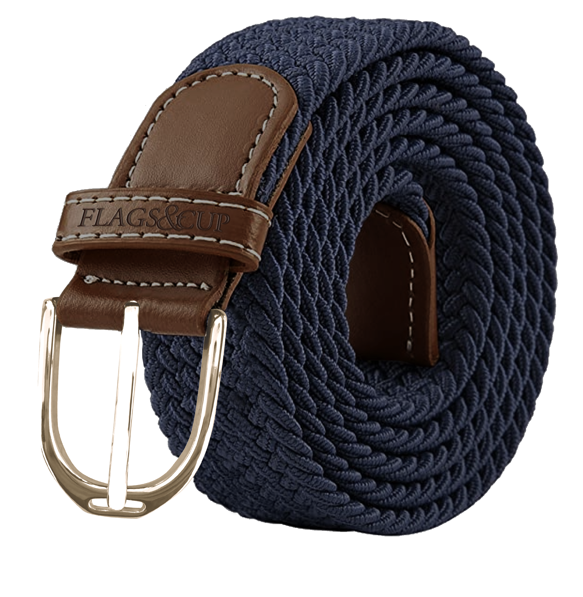 Elastischer Gürtel Flags & Cup Artosia Marine Marineblau