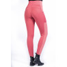 Leggings HKM Mesh Style Vollbesatz Silikon - Himbeerrosa