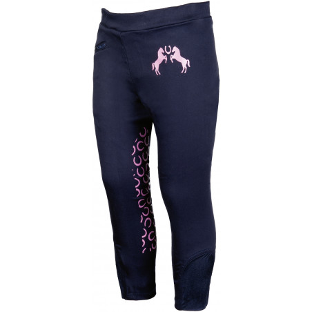 Leggings HKM Pink Pony Silikon-Besatz