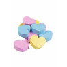 Holzleckerlis HKM Hearts - Gelb / Rosa / Aqua Blau