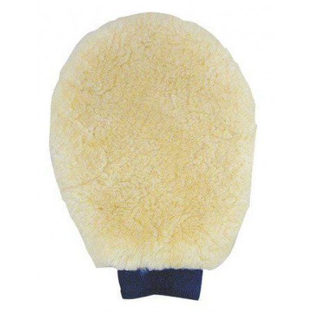 HKM Striegelhandschuh aus echtem Schaffell