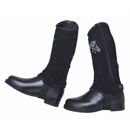 Mini-Chaps HKM Kinder Imitat-Nubuk gewebter Teil