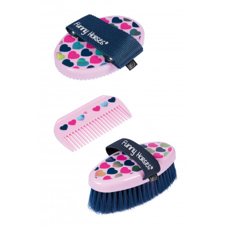 HKM Putzset Funny Horses Hearts