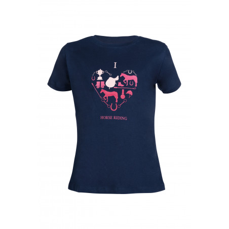 Kinder T-Shirt HKM I love horse riding