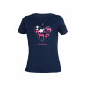 Kinder T-Shirt HKM I love horse riding - Dunkelblau
