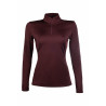 T-Shirt Technik HKM Basic Langarm - Bordeaux
