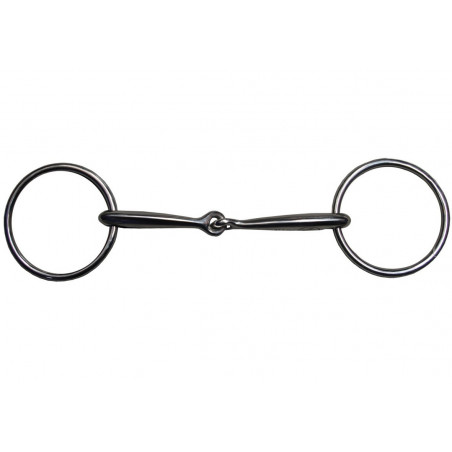 Gebiss 2 Ringe 70 mm Jump'In hohl mit blockierter Pumpwirkung