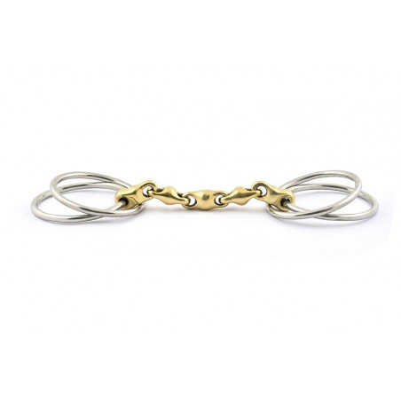 Gebiss 4 Ringe Jump'In mit Kugeln