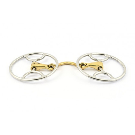 Gebiss Jump'In Swivel doppelt gebrochen mit Zungenfreiheit