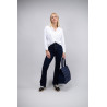Jean Flare Harcour Juvo - Rohes Leder