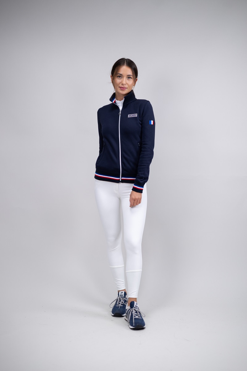 Pullover Frankreich Harcour Baloubeth Marine Marineblau