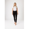 Reithose Damen High Waist Tara Vollbesatz Silikon Horze - Dunkelbraun