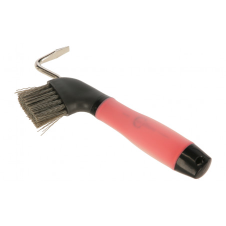 Hufkratzer mit Gelgriff und Bürste Covalliero